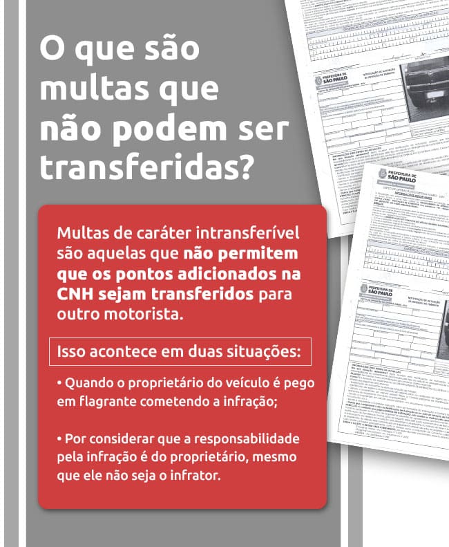 Multas intransferíveis