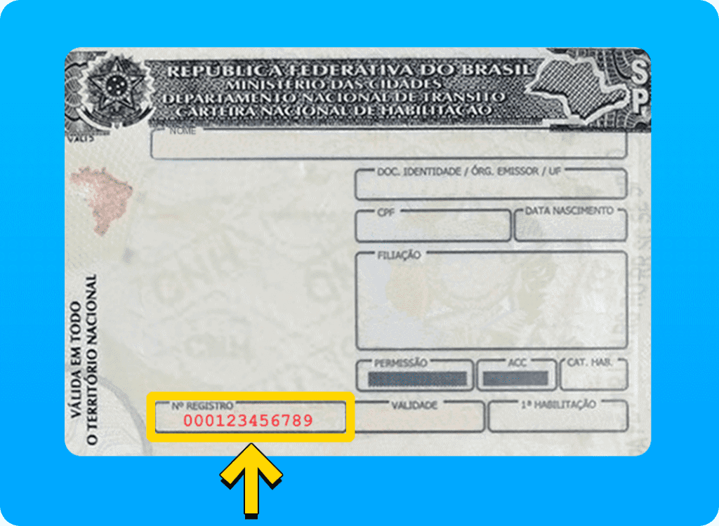 Número de Registro da CNH