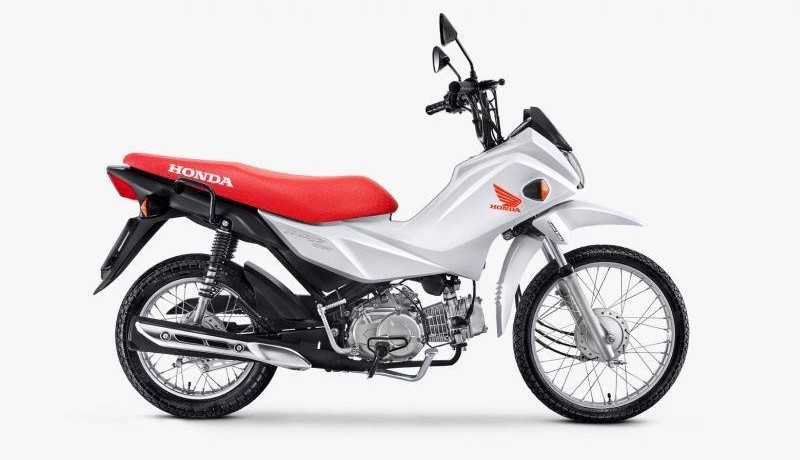Imagem da Honda Pop 110i vermelha e branca
