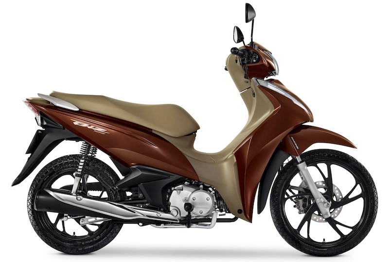 Imagem da Honda Biz 125 marrom