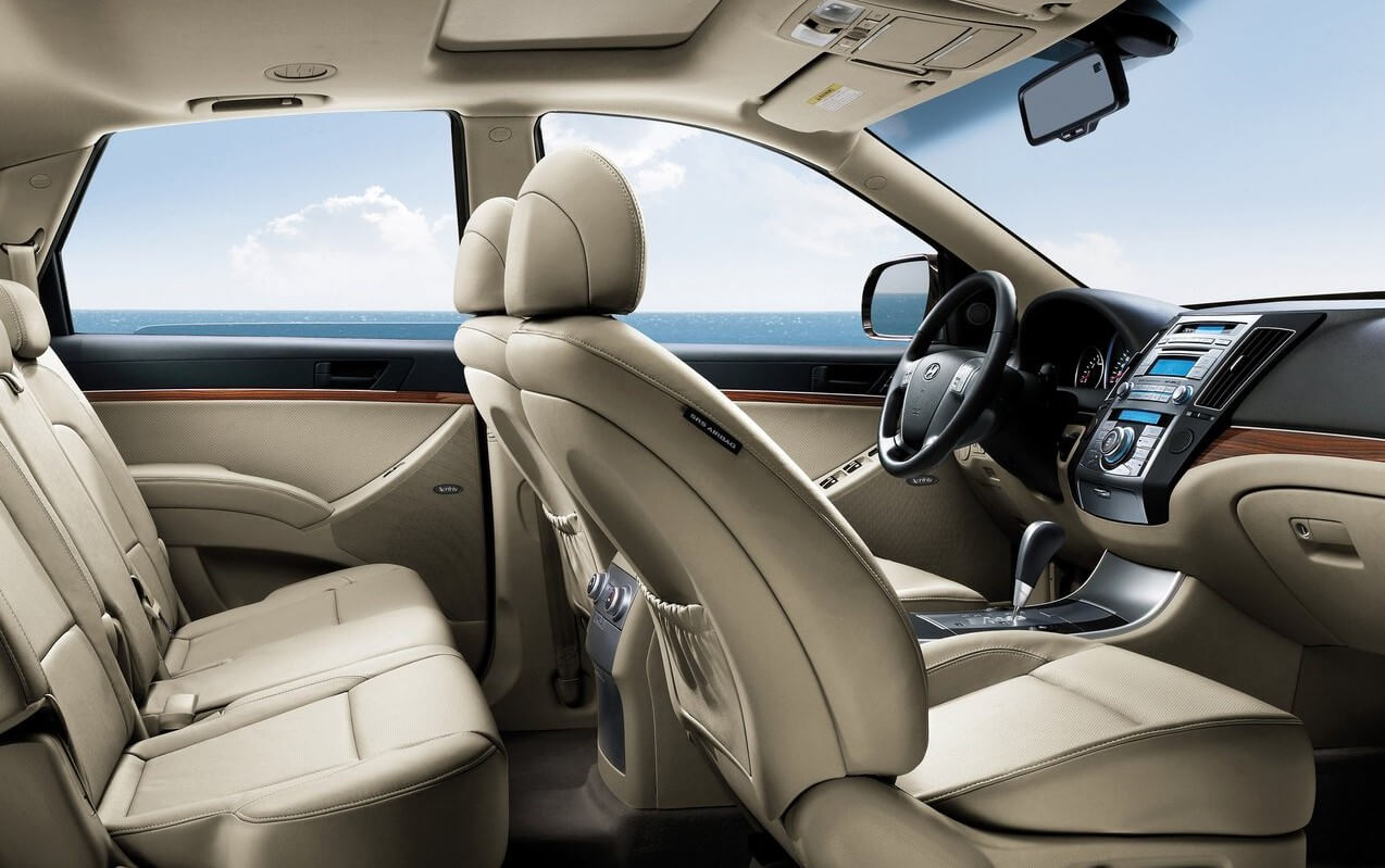 Interior do Hyundai Veracruz