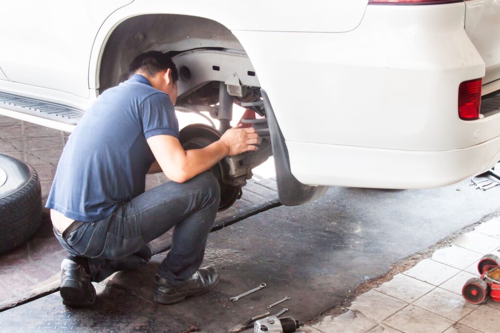 suspensão do veículo