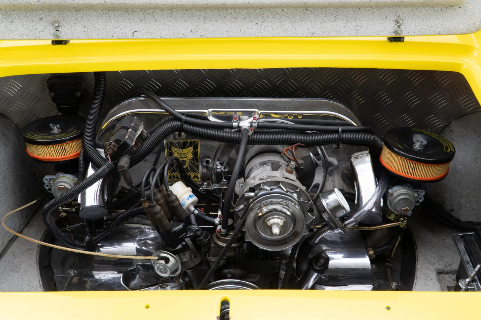 Foto do motor do Puma GTE 1979.